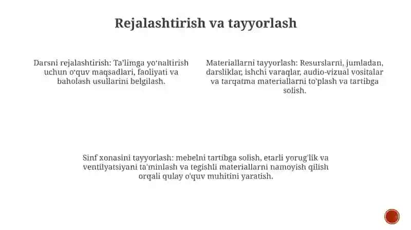 Amaliy Mashğulotlarga Tayyorgarlik Kórish 3