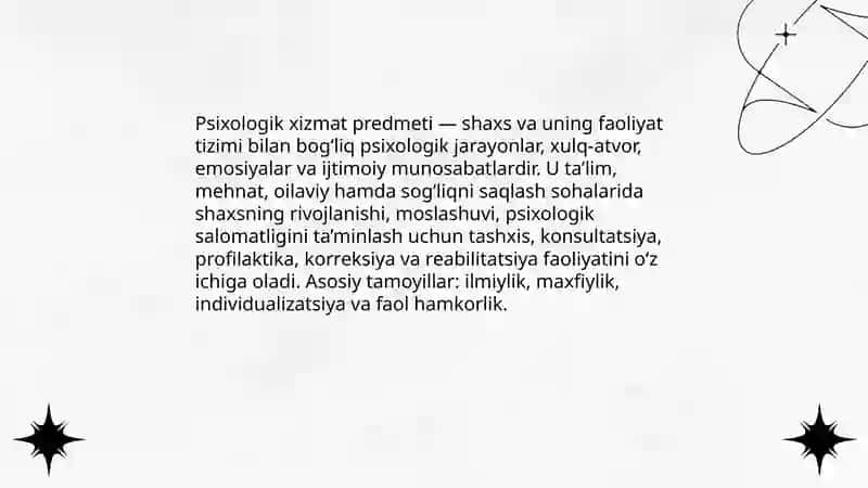 Psixologik xizmat predmeti 3