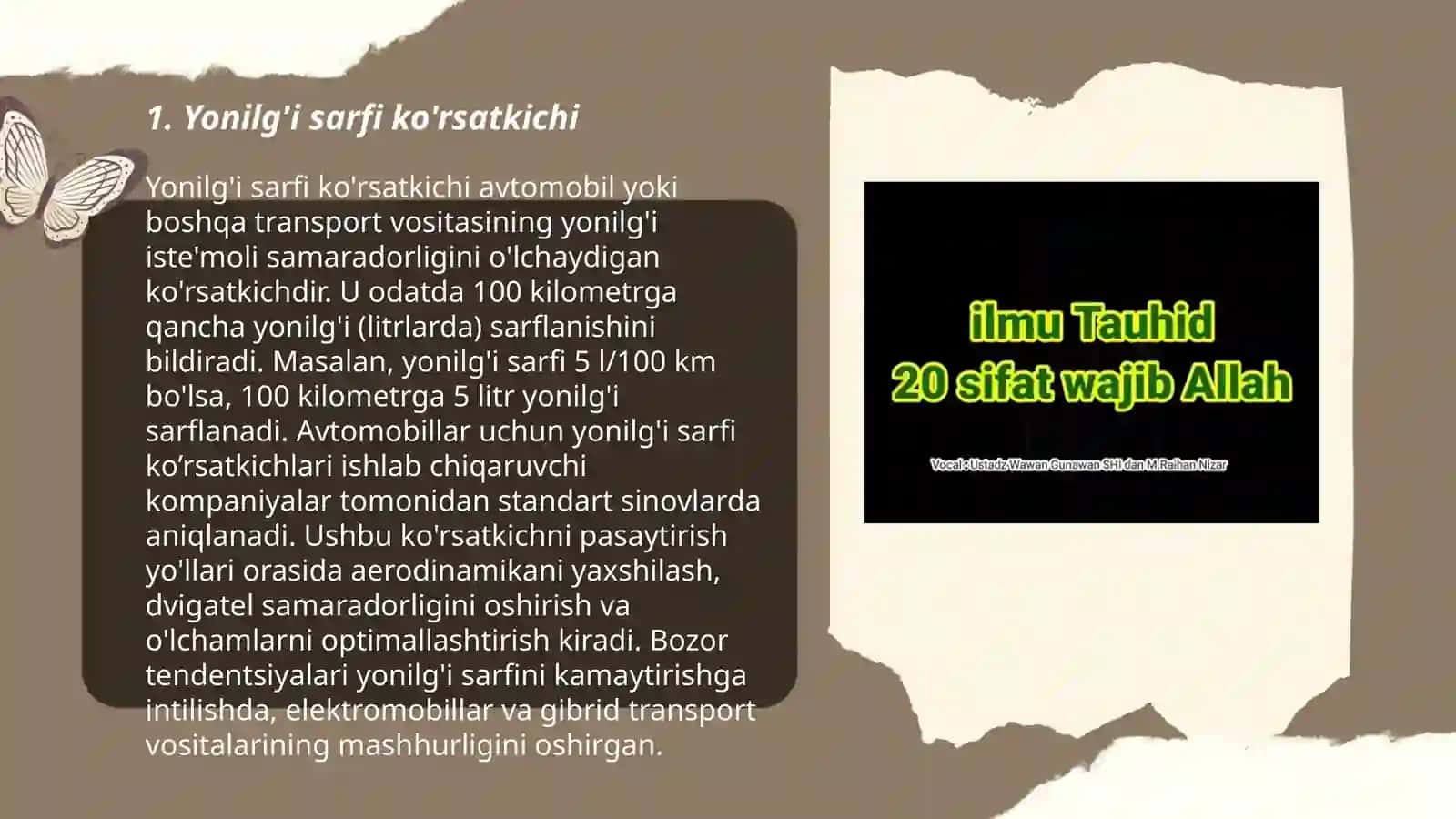 Yonilg'i sarfi ko'rsatkichi 3