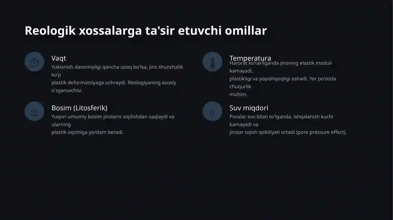 Togʻ jinslarining geologik xossalari 3