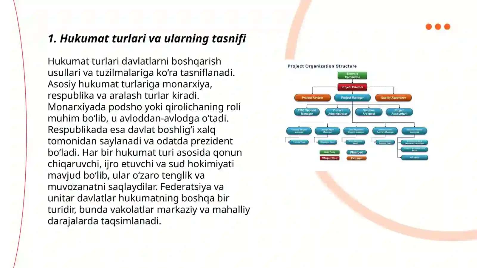 Hukumat turlari va ularning tasnifi 3