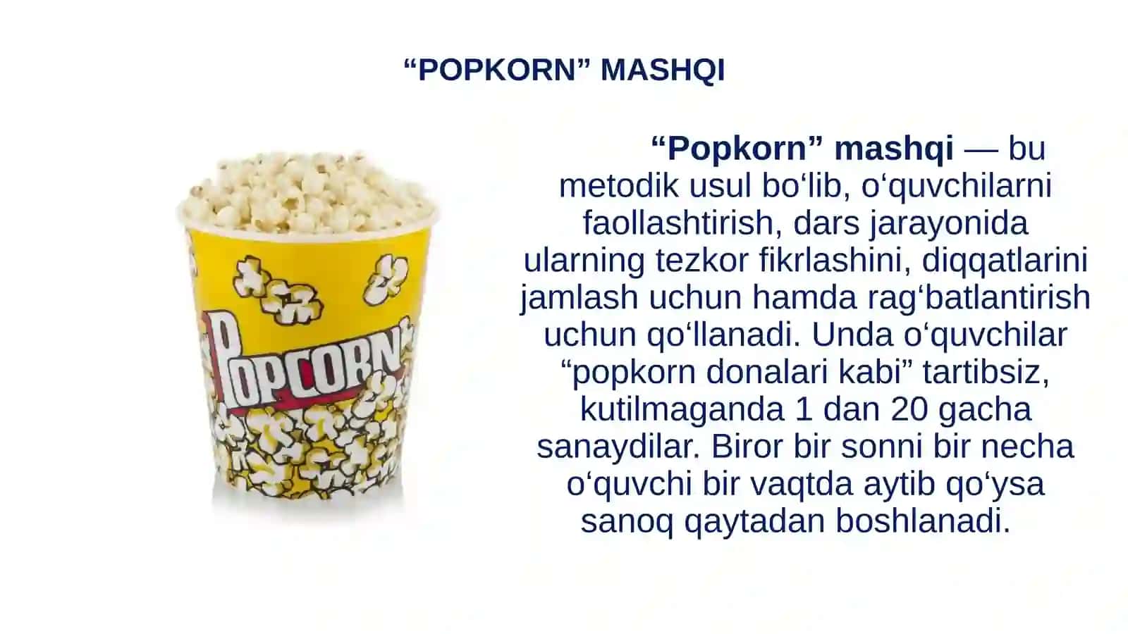 “POPKORN” MASHQI 3