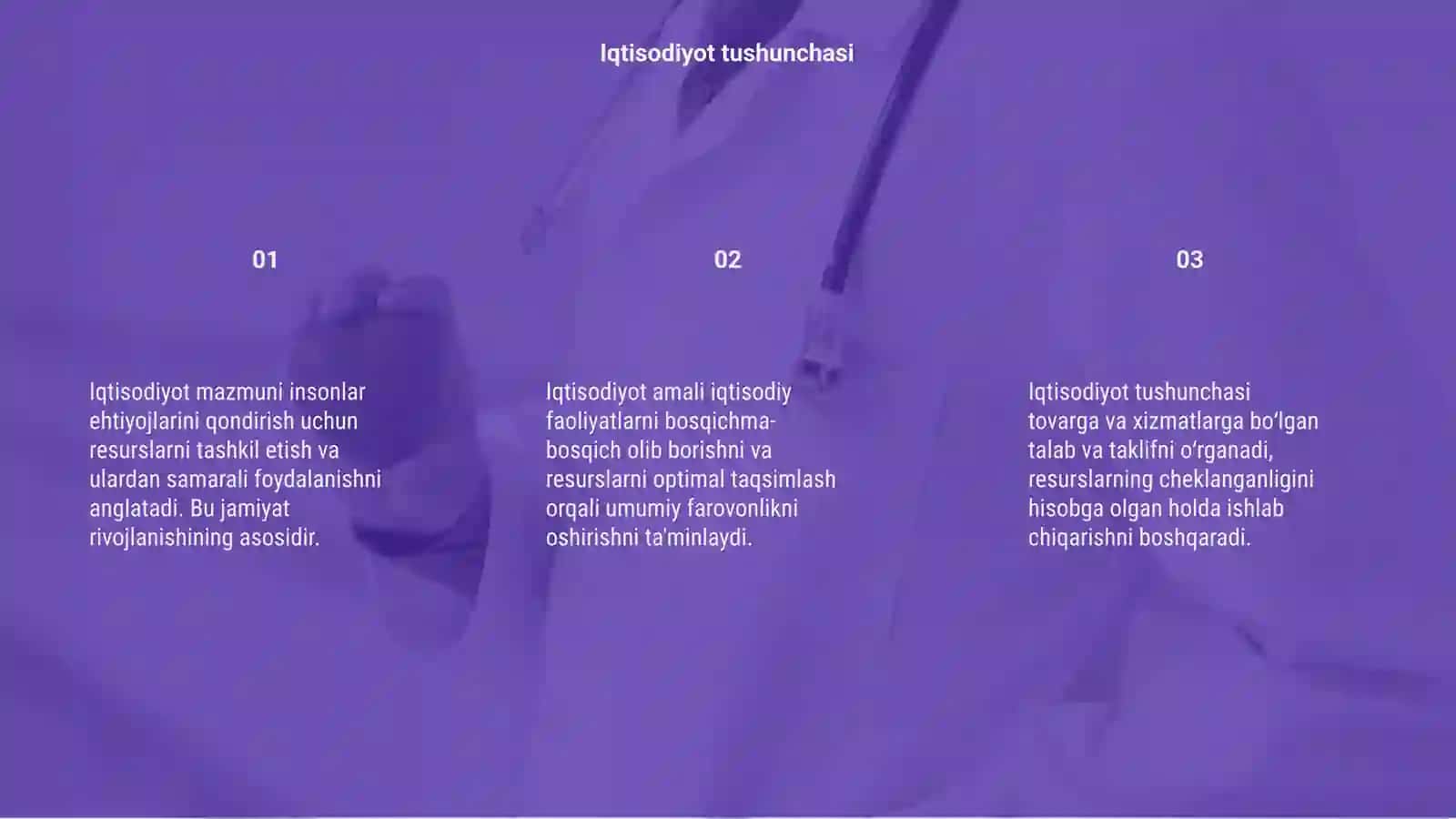 Iqtisodiyot mazmuni va amal qilishi 3