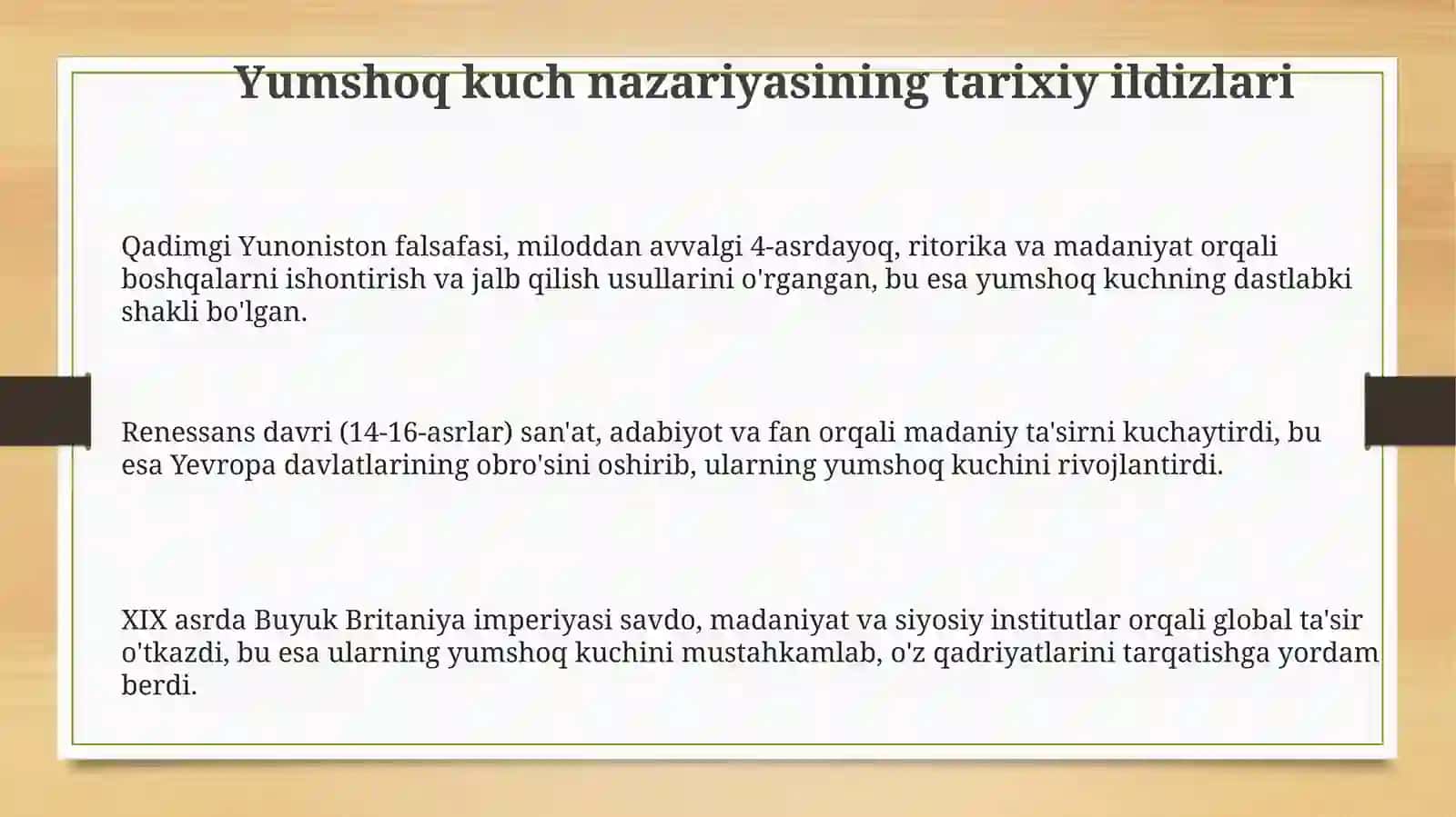 Yumshoq kuch nazariyasining tarixiy asoslari 3