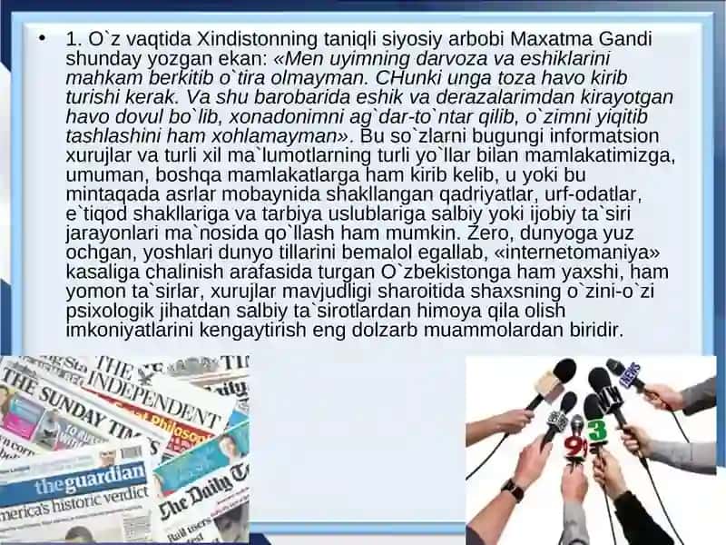 Axborotning inson ongiga ta'sir muammolari 3