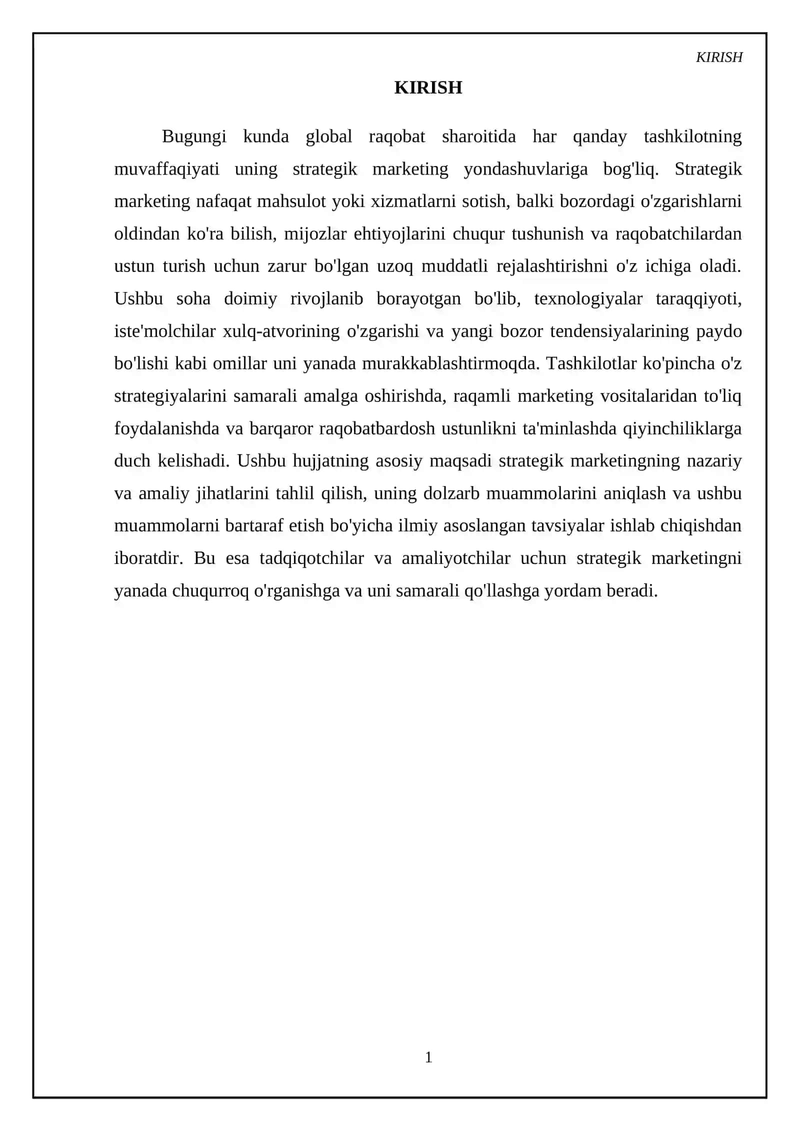 Strategik marketing 3