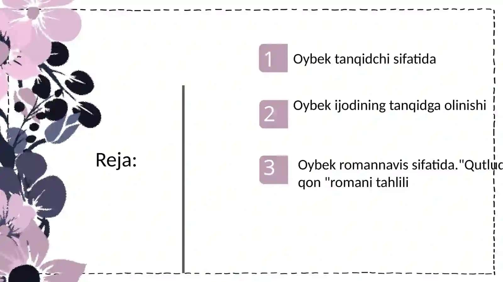 Oybek ijodining tanqidchilikdagi talqini 3