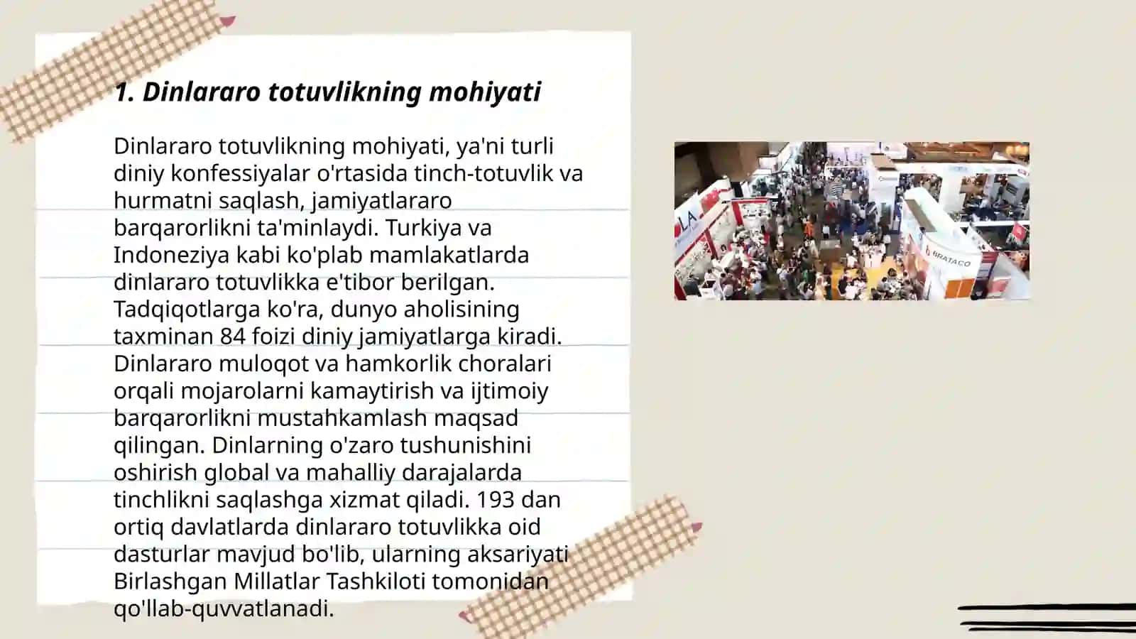 Dinlararo totuvlik 3