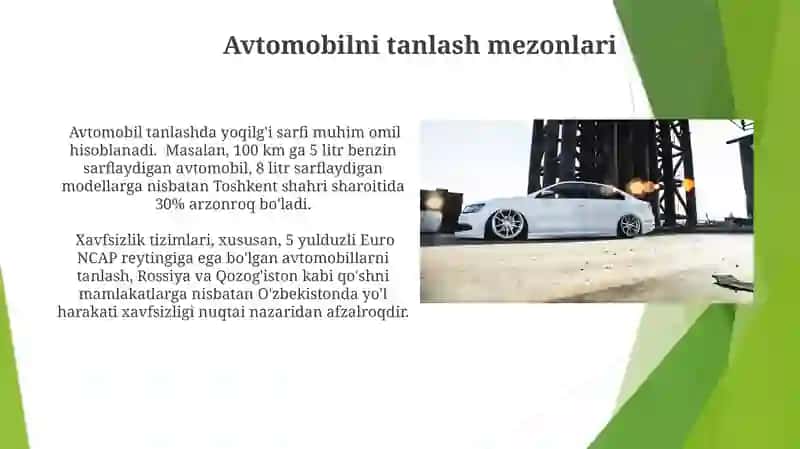 Avtomobil tasnifi 3