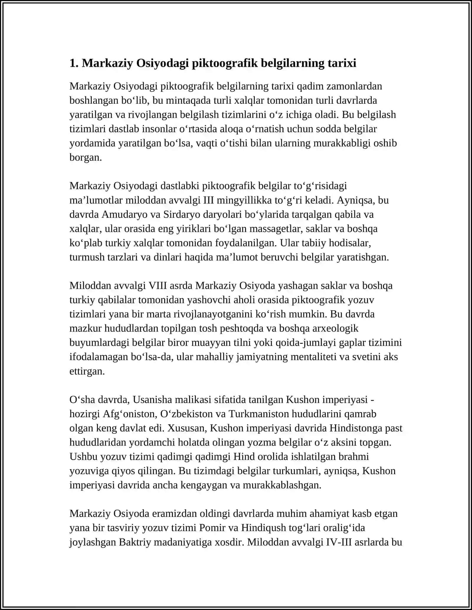 MARKAZIY OSIYODAGI PIKTOGRAFIK BELGILAR 3