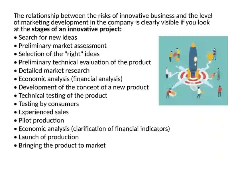 Features of the market of innovative products and marketing 3