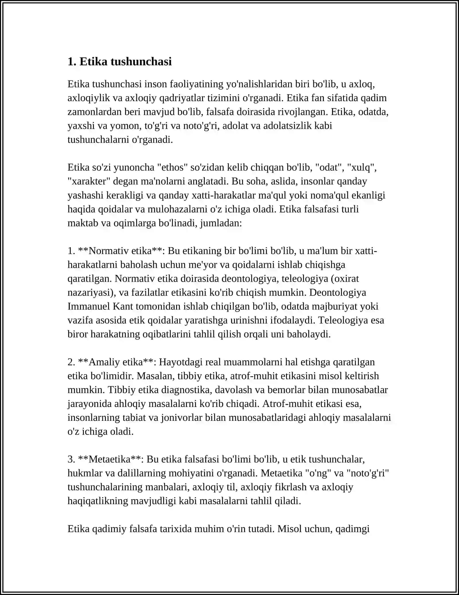 ETIKA UA UNING AHAMIYATI 3