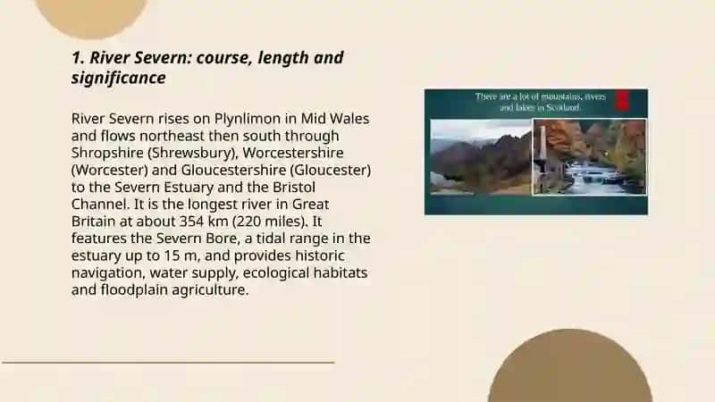 Rivers, mountains and lakes of Great Britain 3