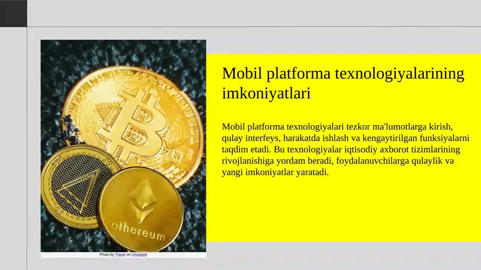 Mobil platforma texnologiyasi 3