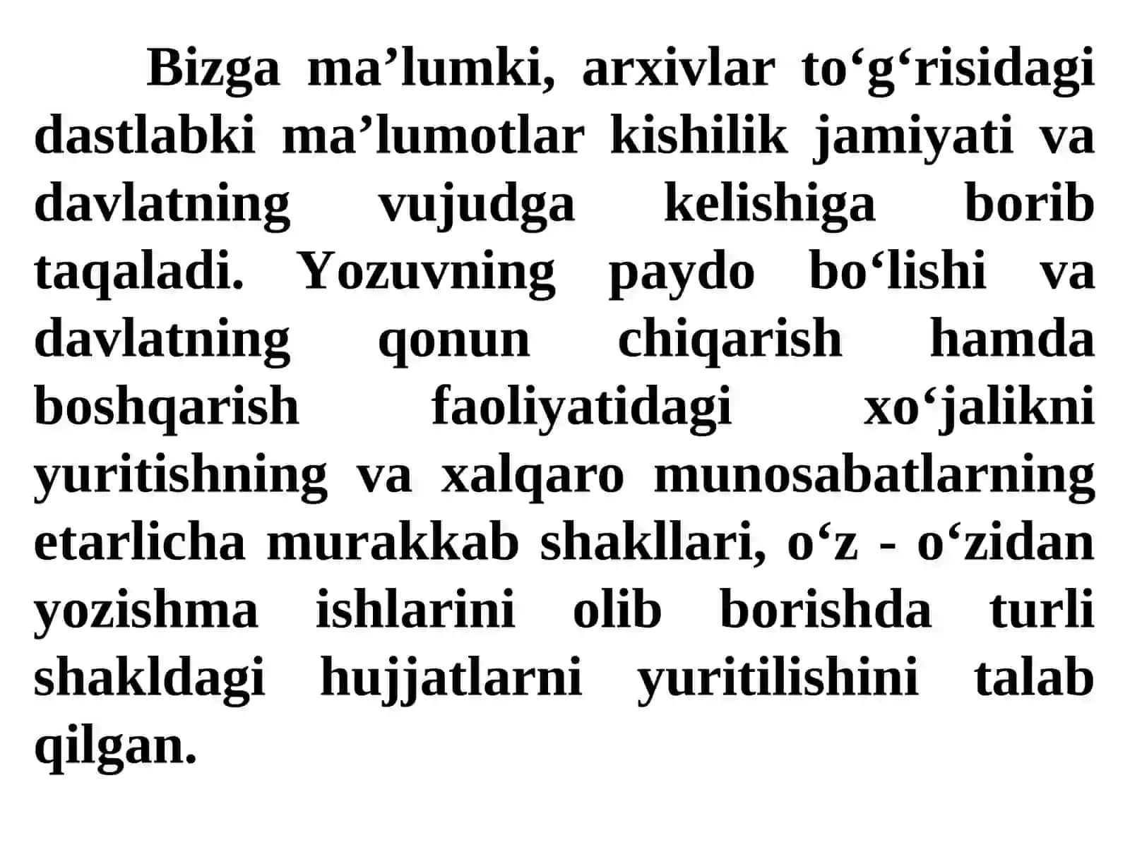 Qadimgi Sharqning xo`jalik arxivlari 3