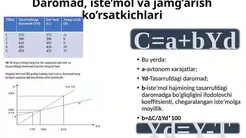 ISTE’MOL, JAMG’ARISH VA INVESTITSIYA 3