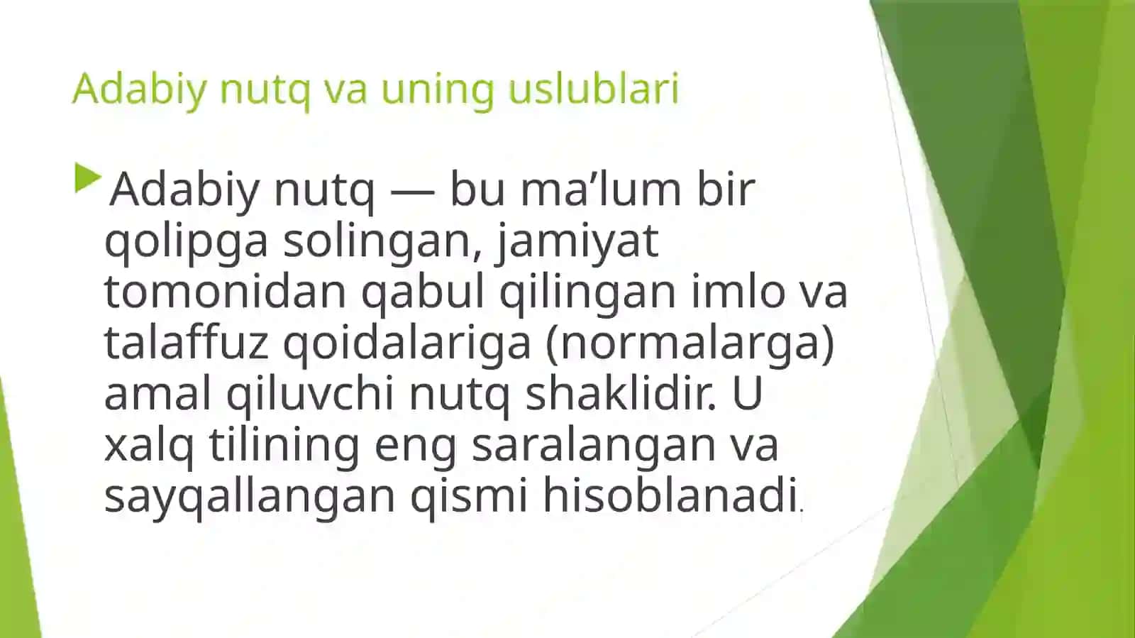 Adabiy nutq va uning uslublari 3