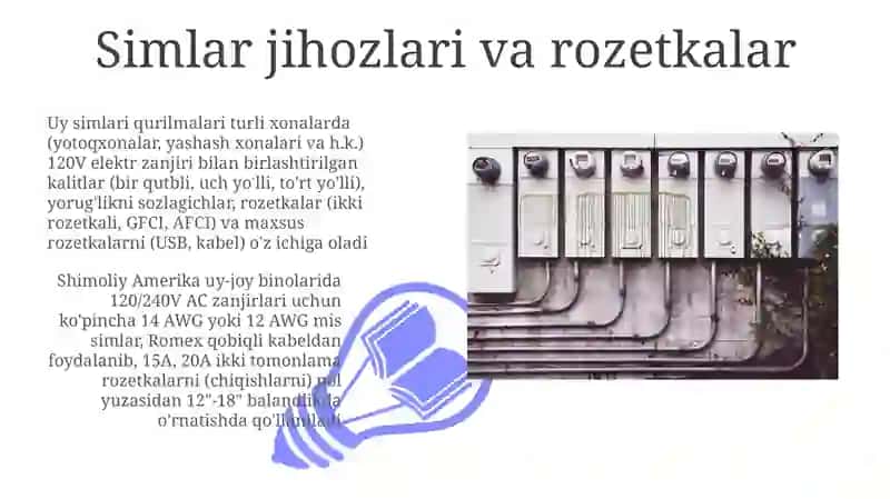 Xonadonlardagi elektr zanjirlar va ulashlar 3