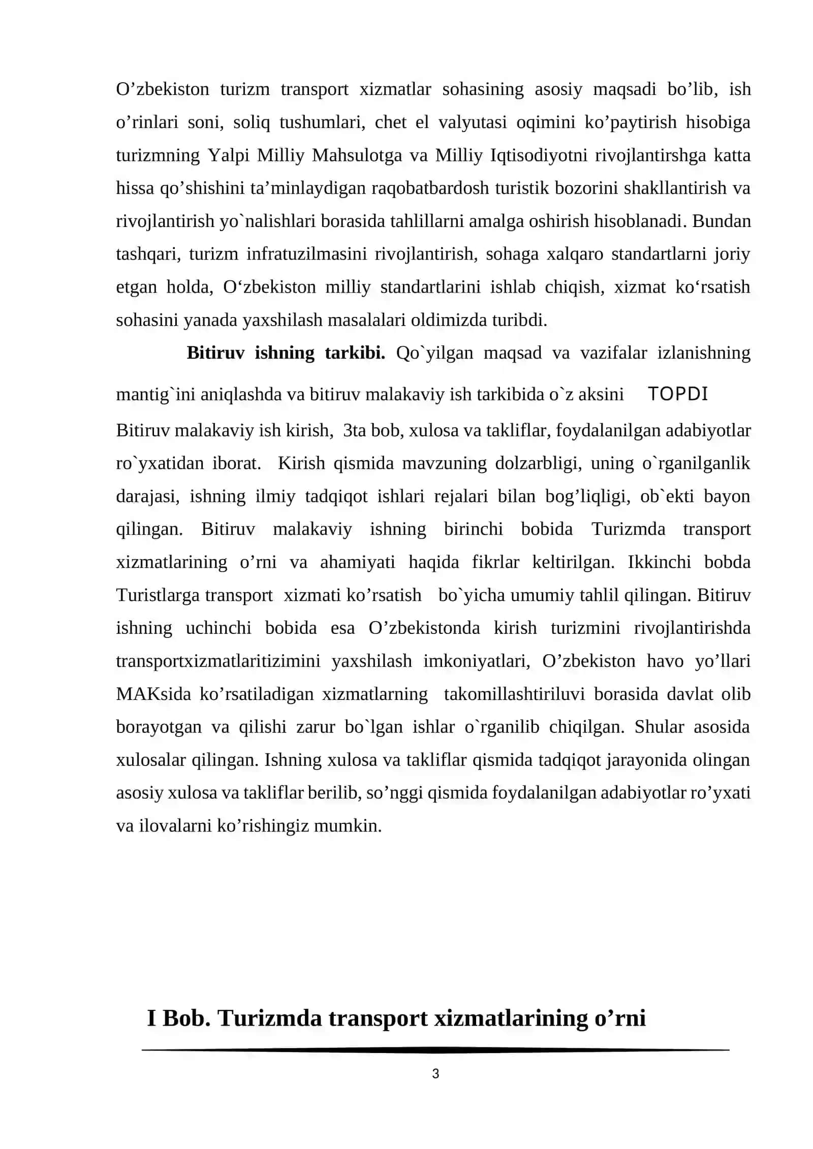 Regionda transport xizmatlarini tashkil etish imkoniyatlari 3