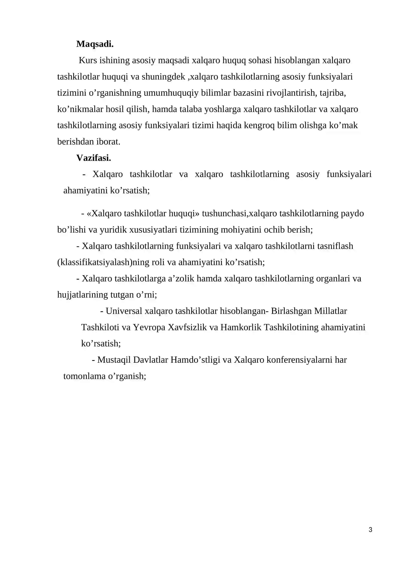 Xalqaro tashkilotlarning asosiy funksiyalari 3