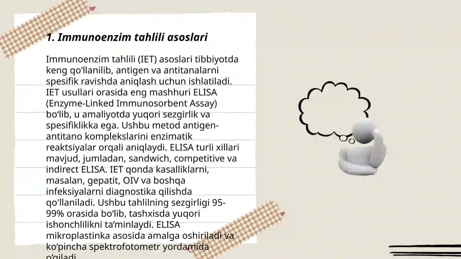 Immunoenzim tahlilining gomogen usuli 3