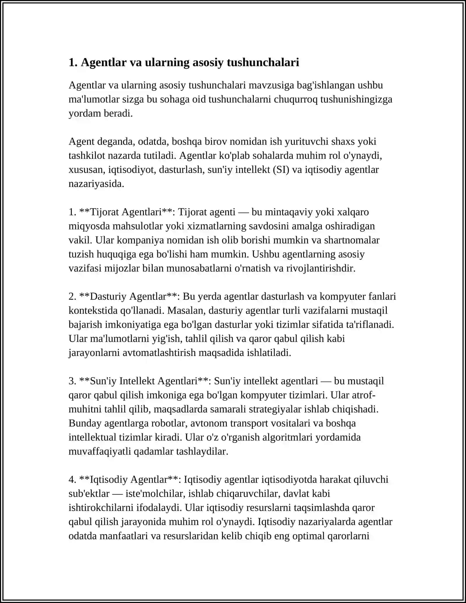 AGENTLARNING ISHLASH PRINSIPLARI VA PARAMETRLARI 3