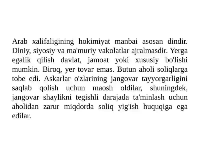 Musulmon renesansida davlat boshqaruvi 3