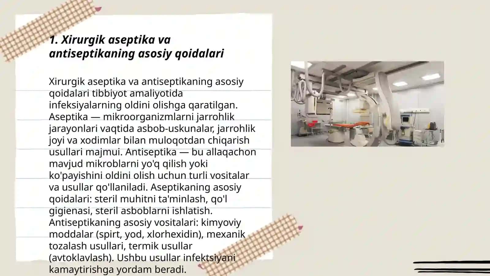 Xirurgiyada gospital infeksiyaning profilaktikasi 3