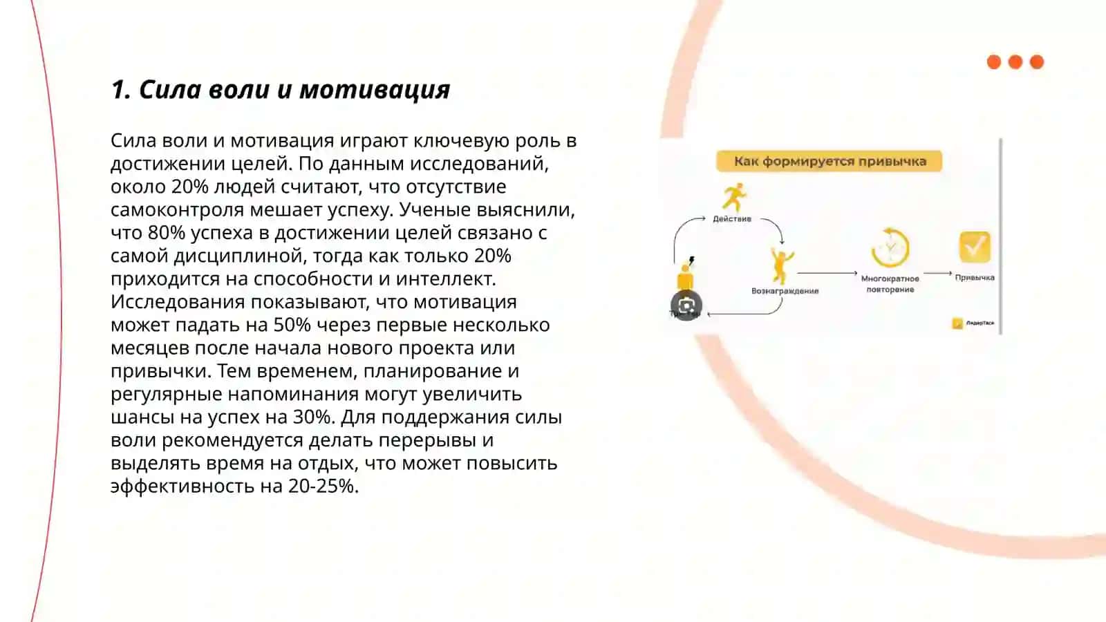 Формирования привычек поведения 3