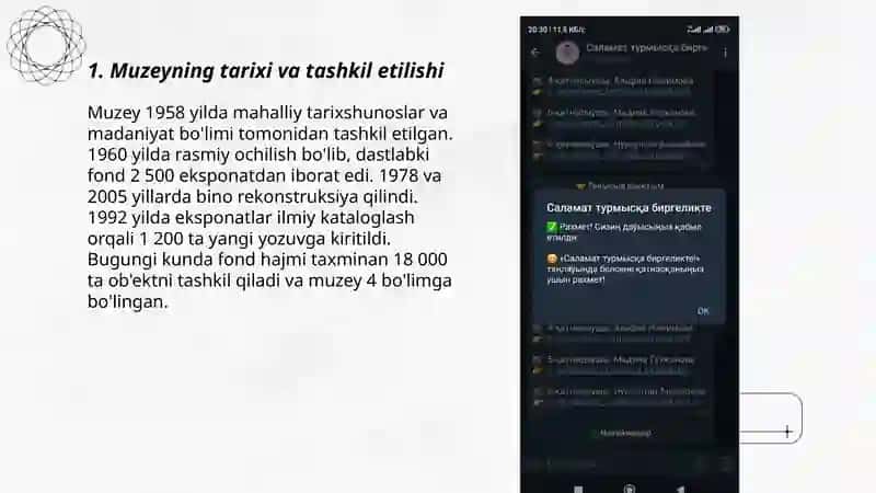 Muzeyning tarixi va tashkil etilishi 3