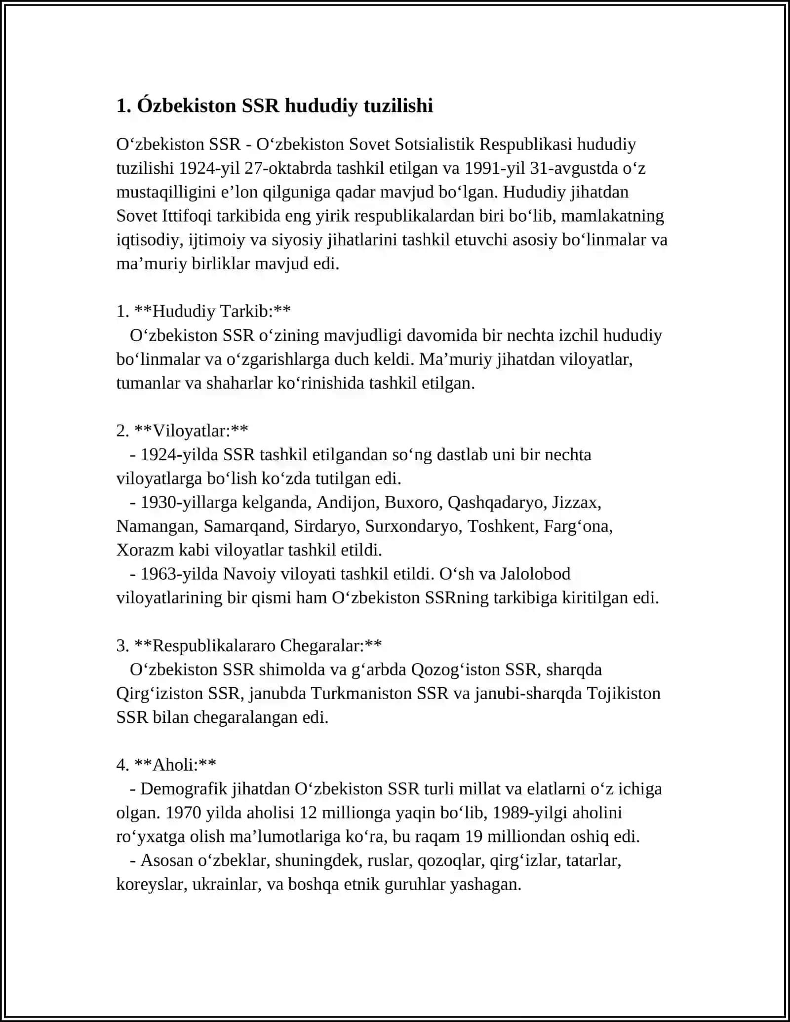 ÓZBEKISTON SSRNING DUZILISHI 3