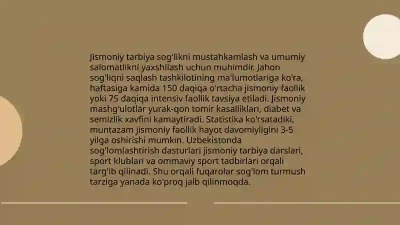 Jismoniy tarbiya va supot funkisiyalari 3