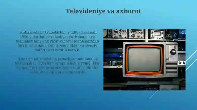 Televidiniya -kòngilochar sanoat sifatida 3