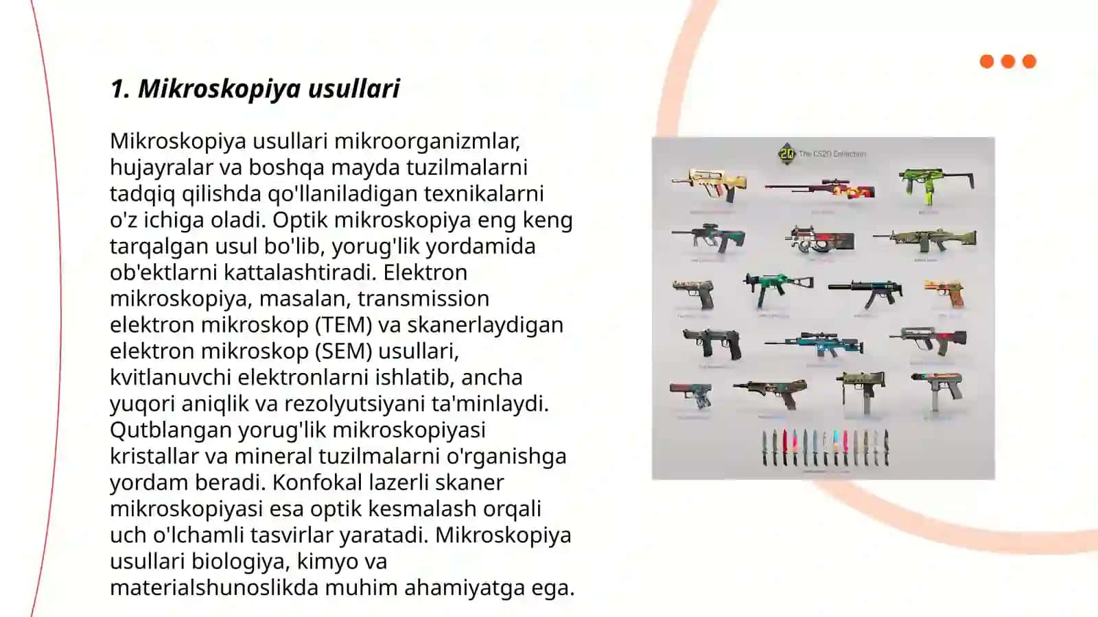 Biologiyaga oid metodlar va kurgazmali qurollar 3