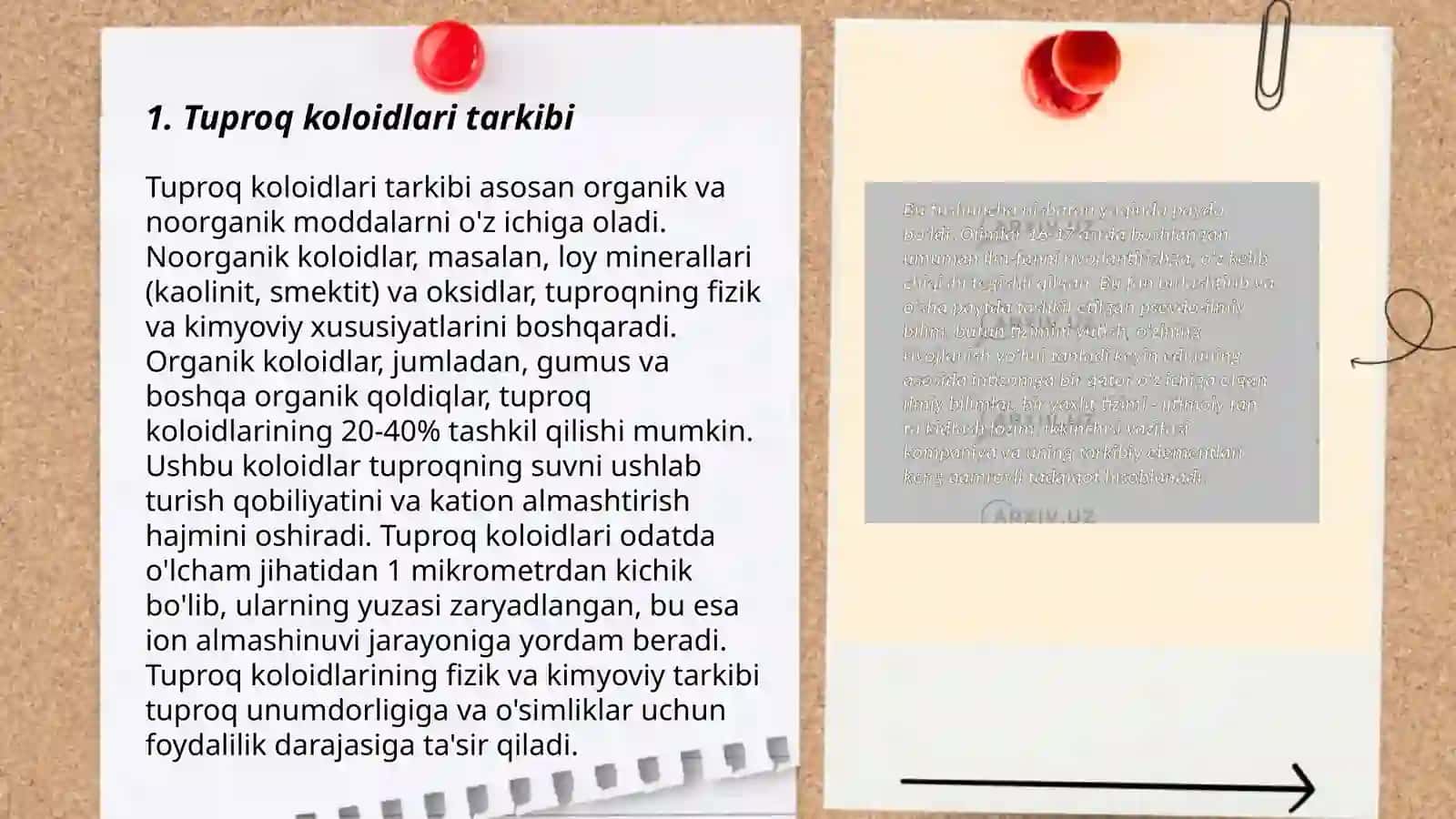Tuproq kalloidlari haqida tushuncha 3