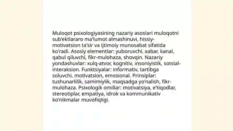 Muloqot psixologiyasi 3