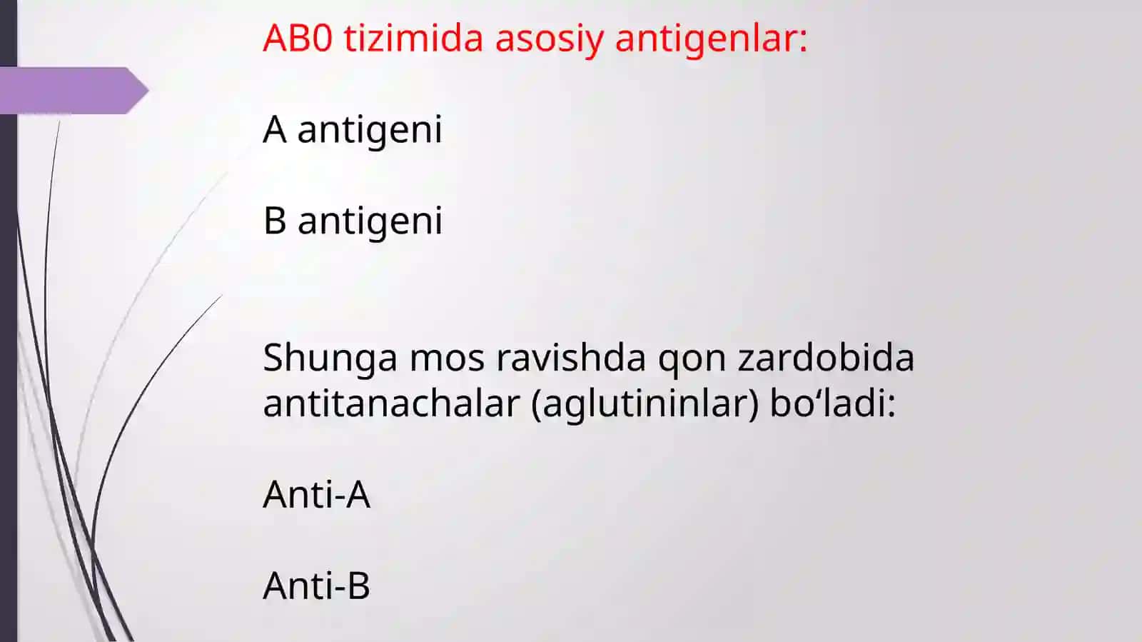 qon guruhlari, rezus faktor lik, qon quyish asoslari 3