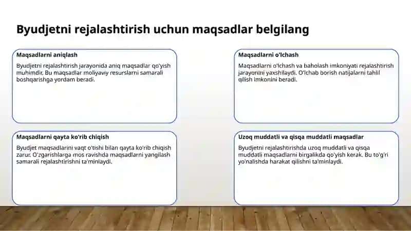 Byudjet jarayoni. 3