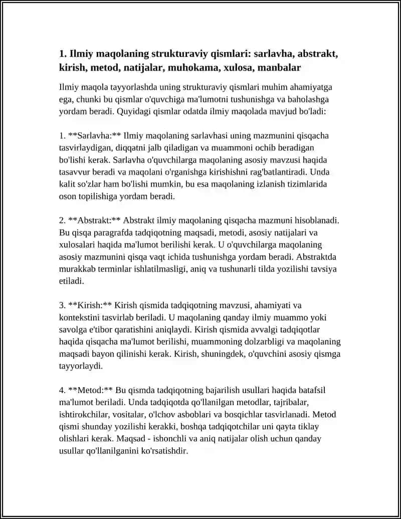 ILMIY MAQOLA VA UNING TIL XUSUSIYATLARI 3