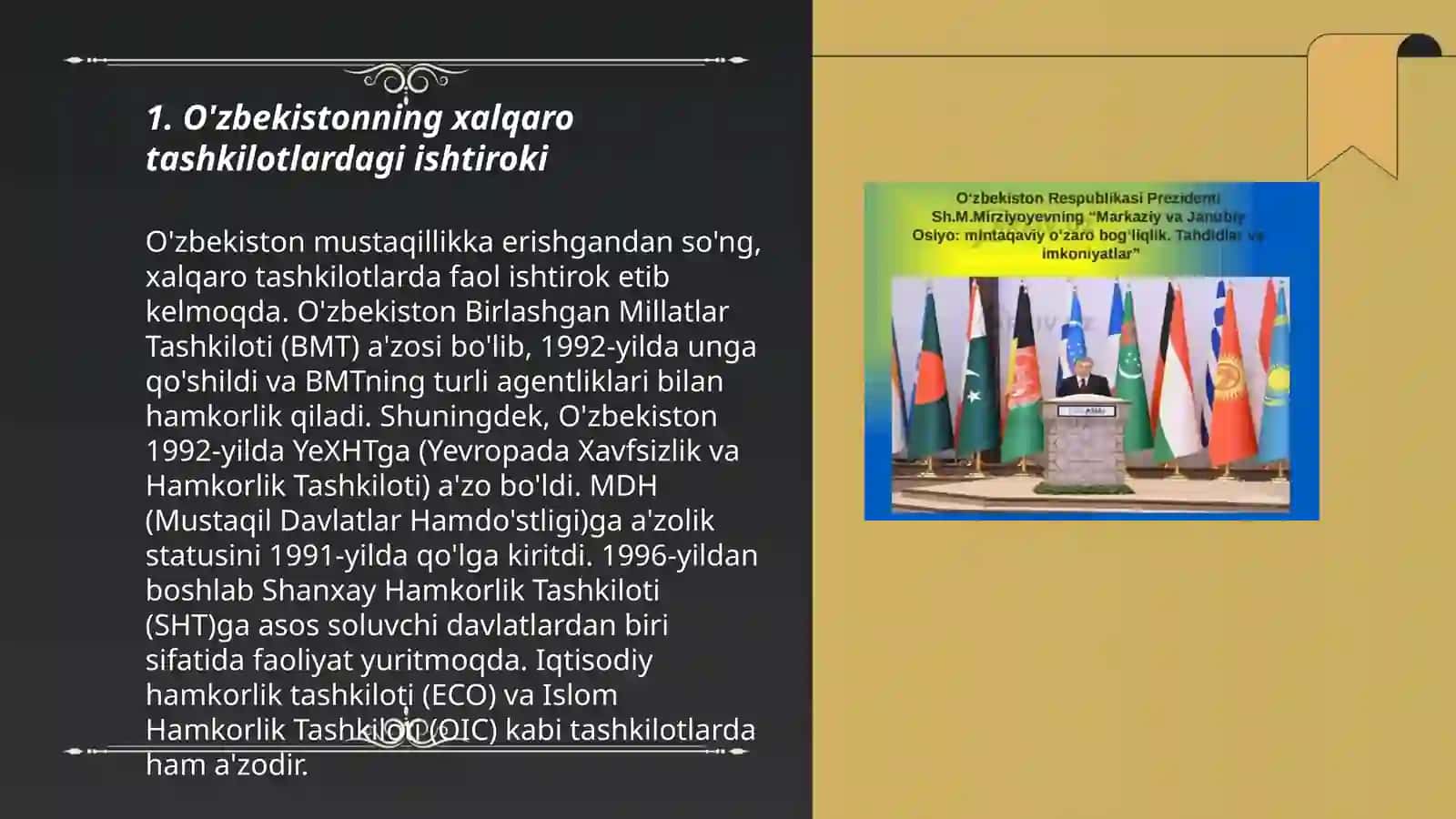 O'zbekiston va Jahon hamjamiyati 3