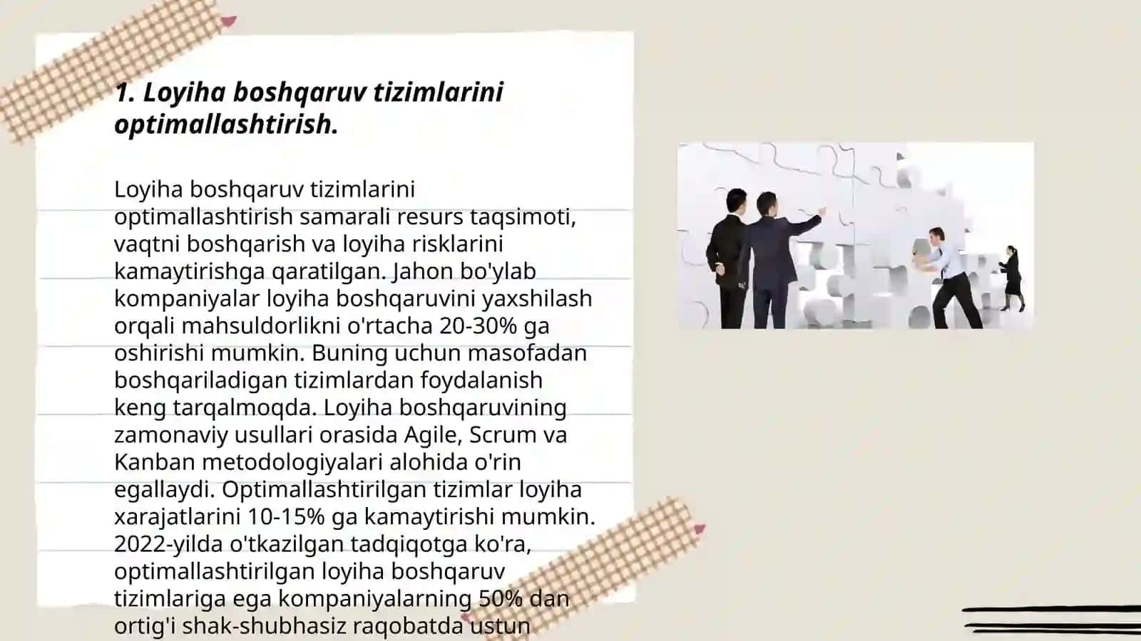Loyiha boshqarish usullarini rivojlantirishning istiqbolli yonalishlari 3