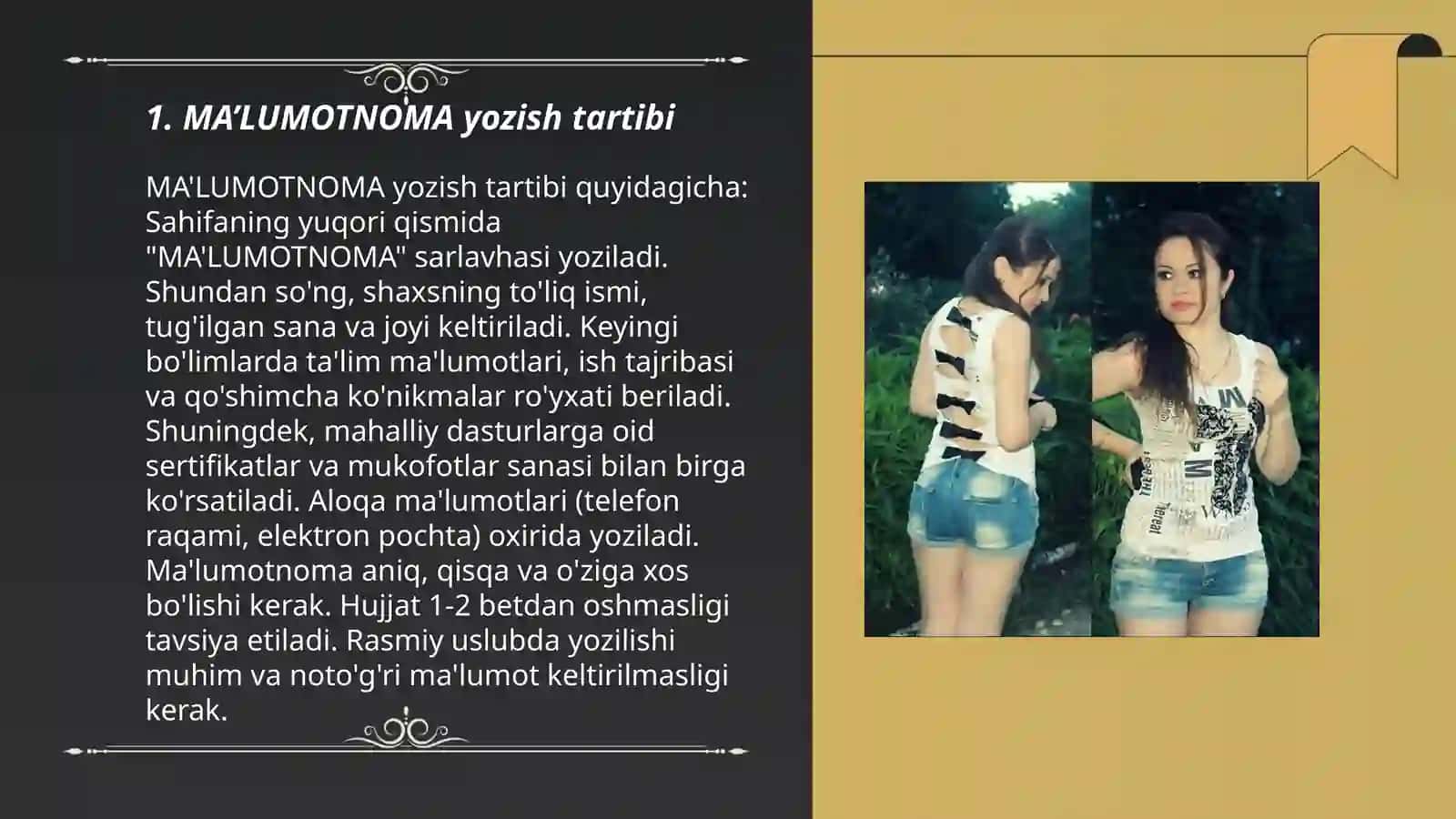 MA’LUMOTNOMA yozish tartibi 3