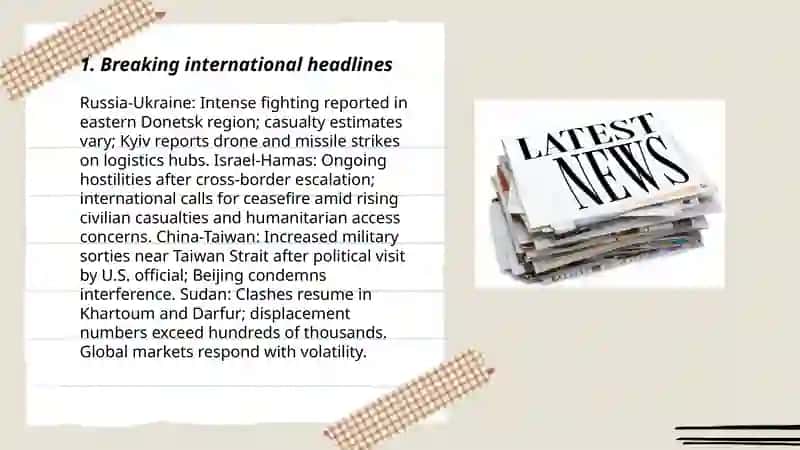 Breaking international headlines 3