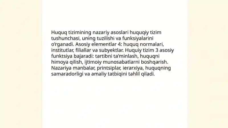 Huquq tizimi 3