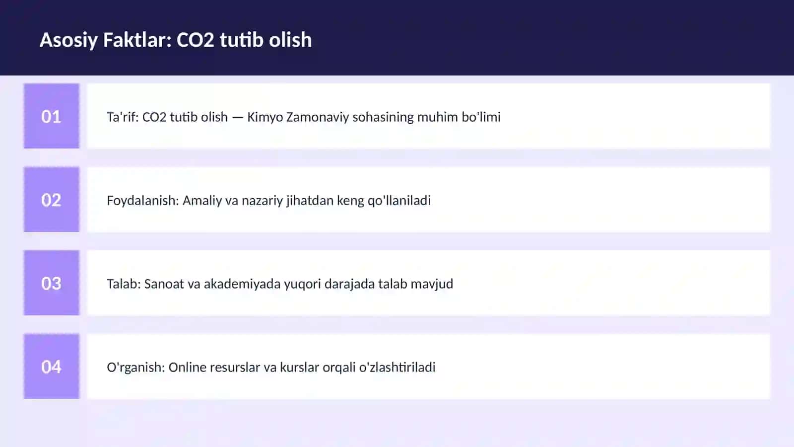 CO2 tutib olish 3