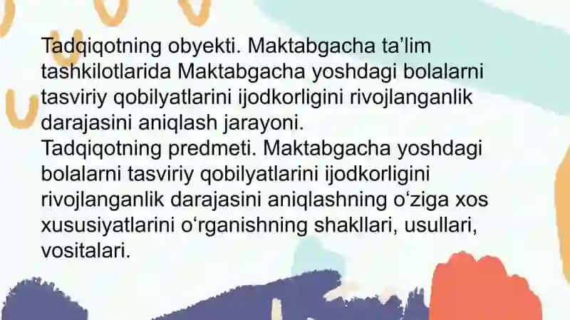 Tasviriy Faoliyat 3