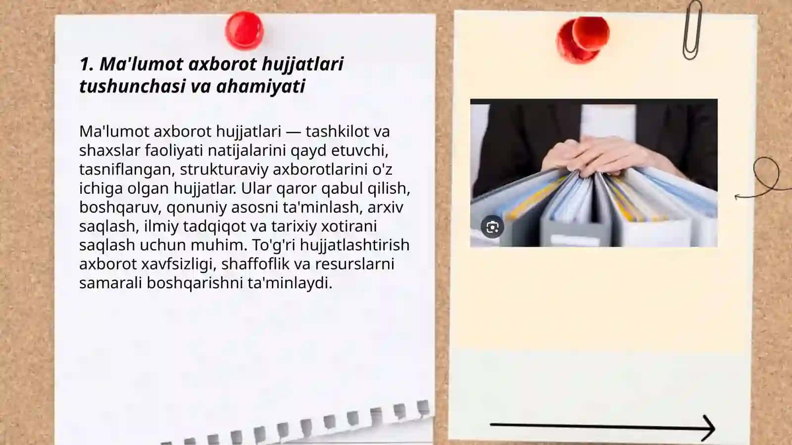 Ma'lumot axborot hujjatlari 3