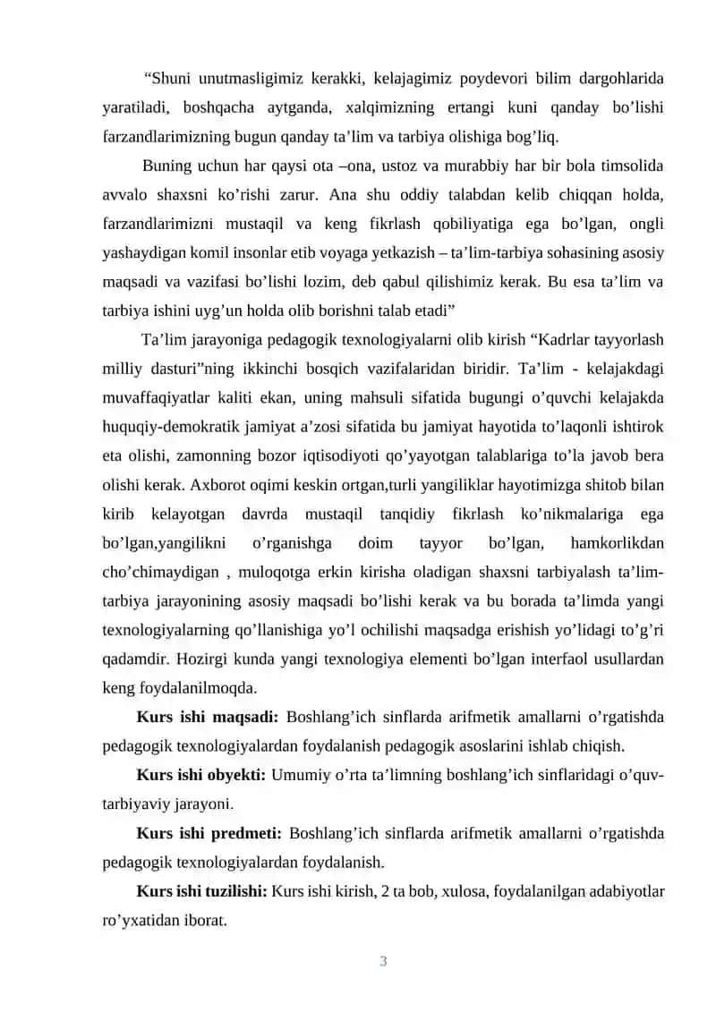 O'zbekiston Respublikasida shakllangan uzluksiz ta’lim tizimi 3