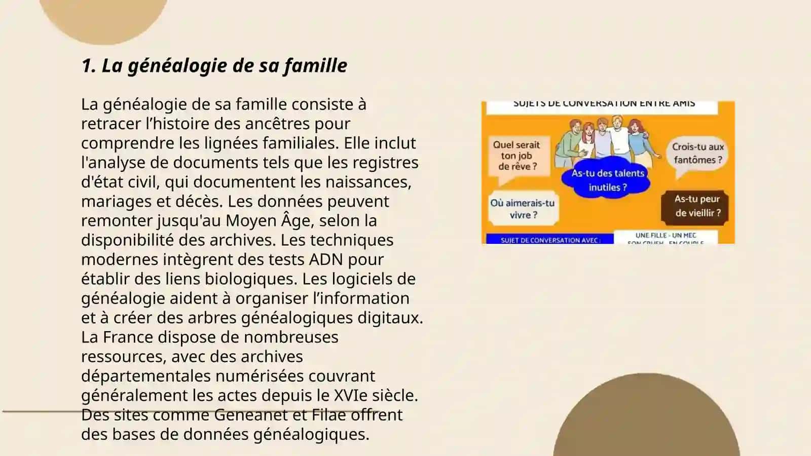 La généalogie de sa famille 3