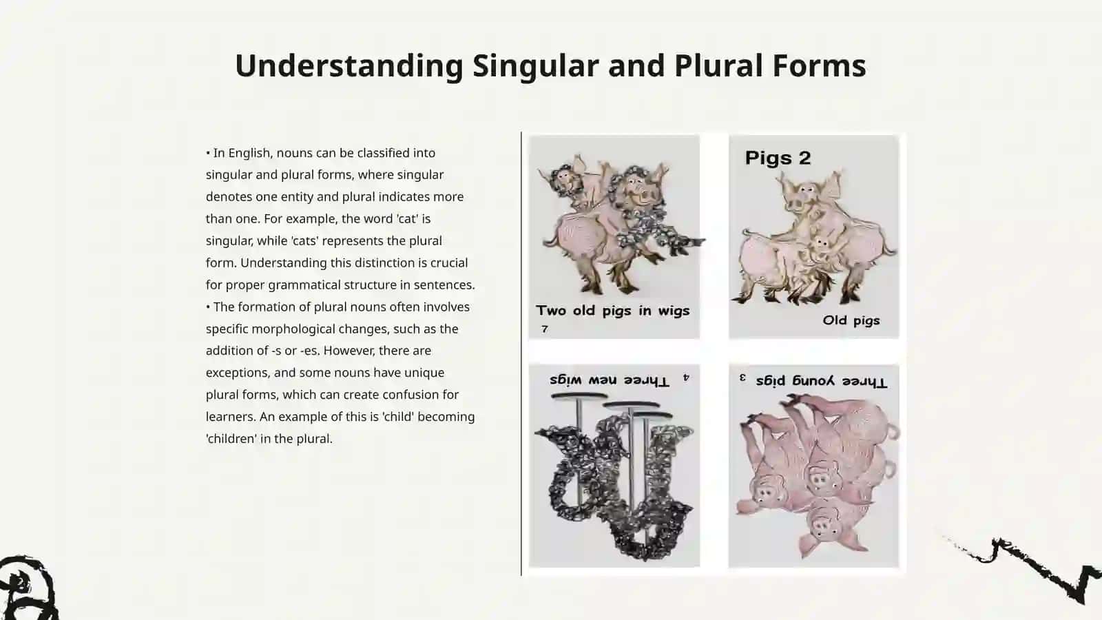 The Category of Number in English Nouns and Its Irregularities 3